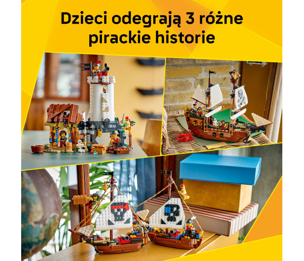LEGO CREATOR 31387 Legendarny statek piracki - 1529742 - zdjęcie 5